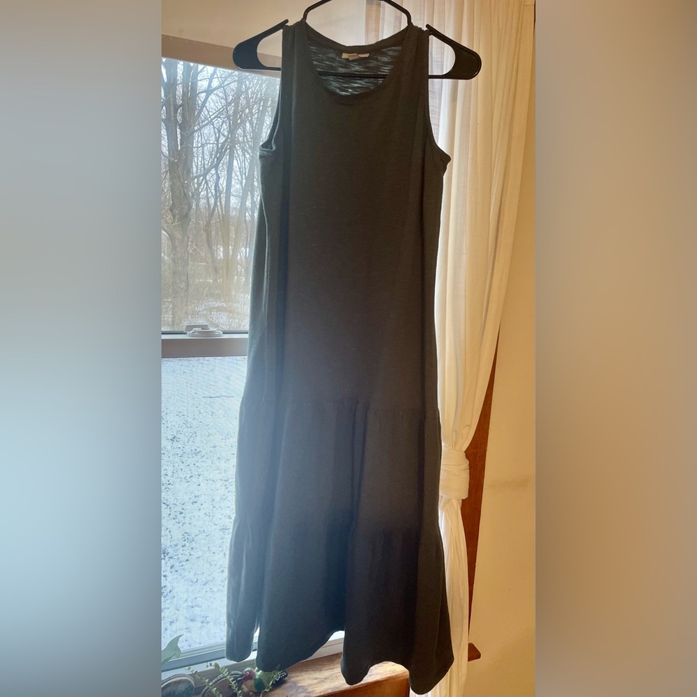 J. Jill green tiered midi/maxi dress 🌞